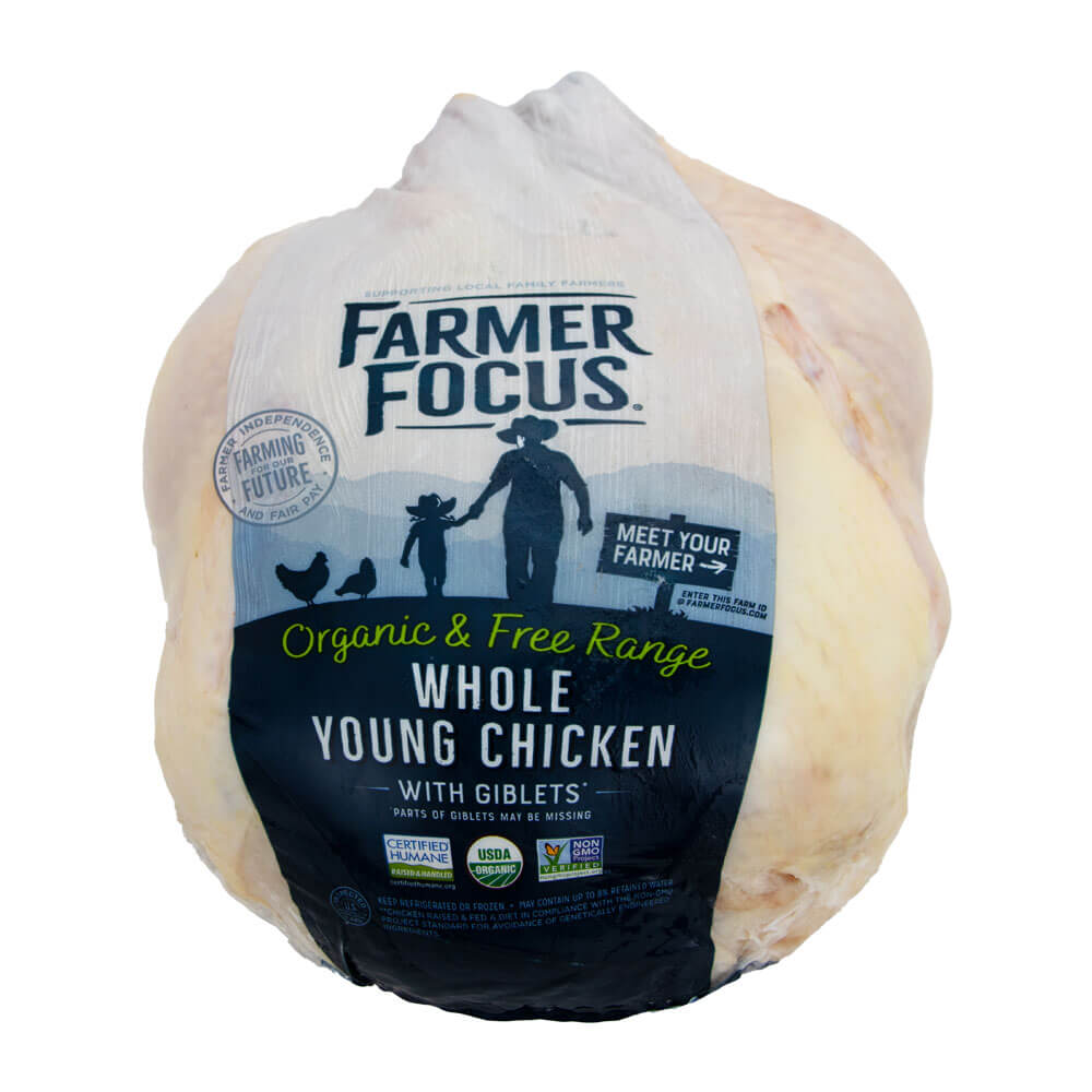  Free-range Whole Young Chicken Certified Humane NON