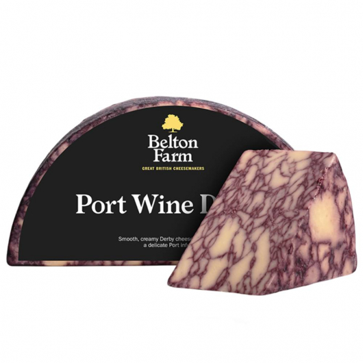 Port Wine Derby Cheese