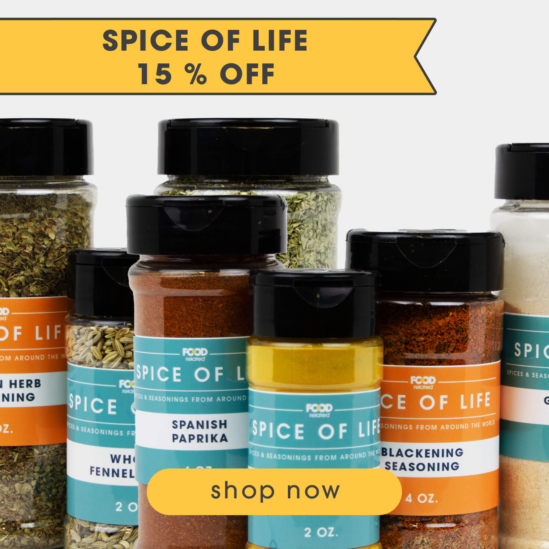save 15% on our line of spices | Food Related | San Antonio TX